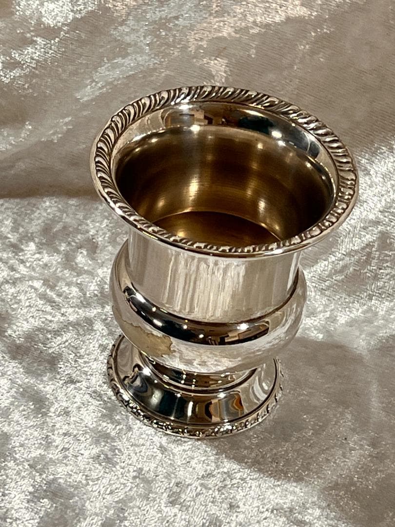 シルバーSTERLING のカトラリースタンド　スターリングシルバー汚れあり