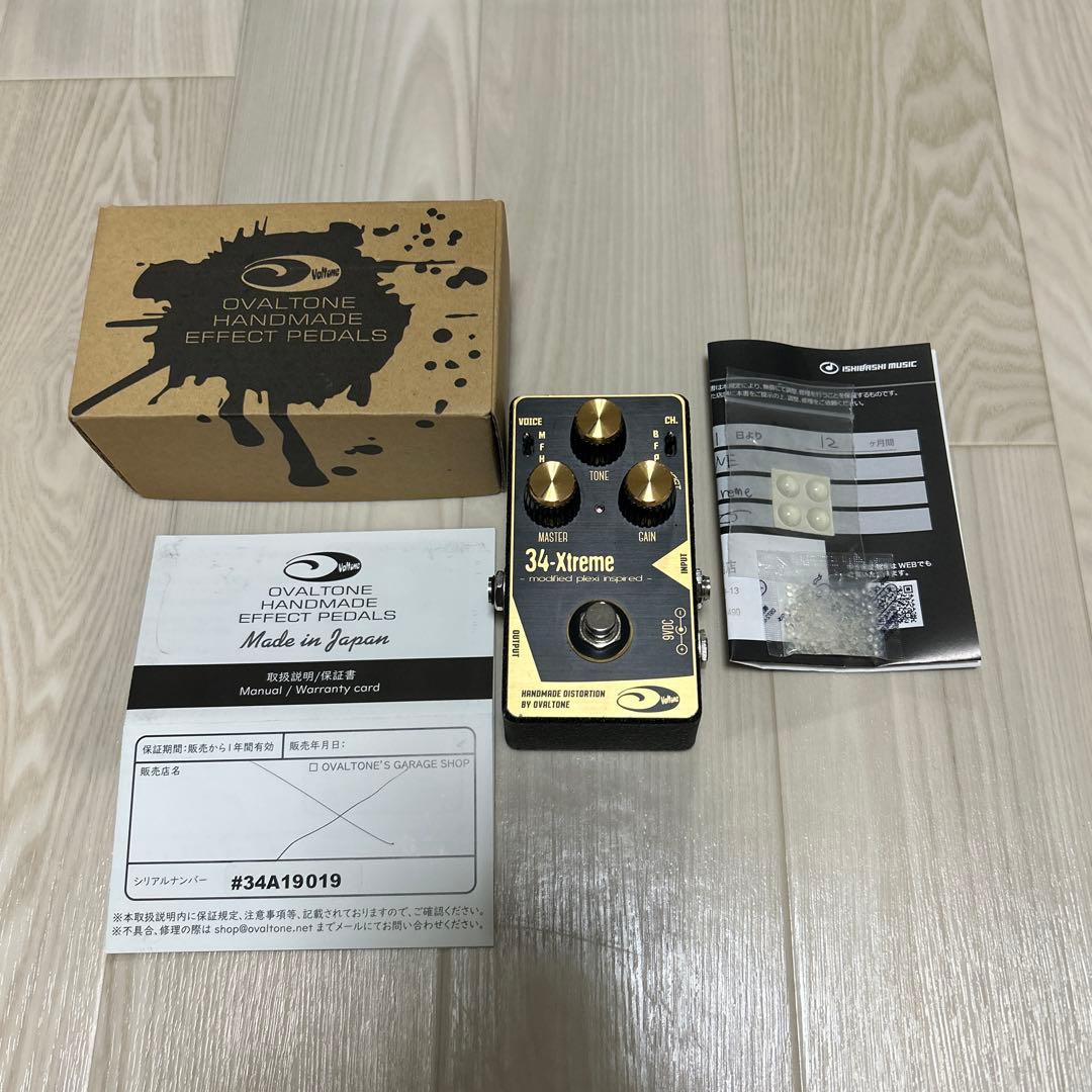 ovaltone 34-Xtreme オーバードライブ/ディストーション やしょログ: 【エフェクター】Ovaltone 34-Xtreme