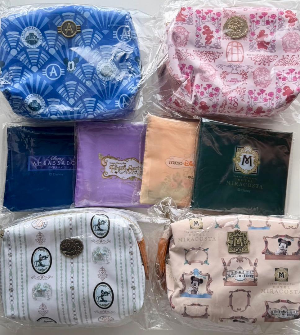 ディズニーホテル 宿泊者限定　エコバッグ　ポーチセット　新品未開封