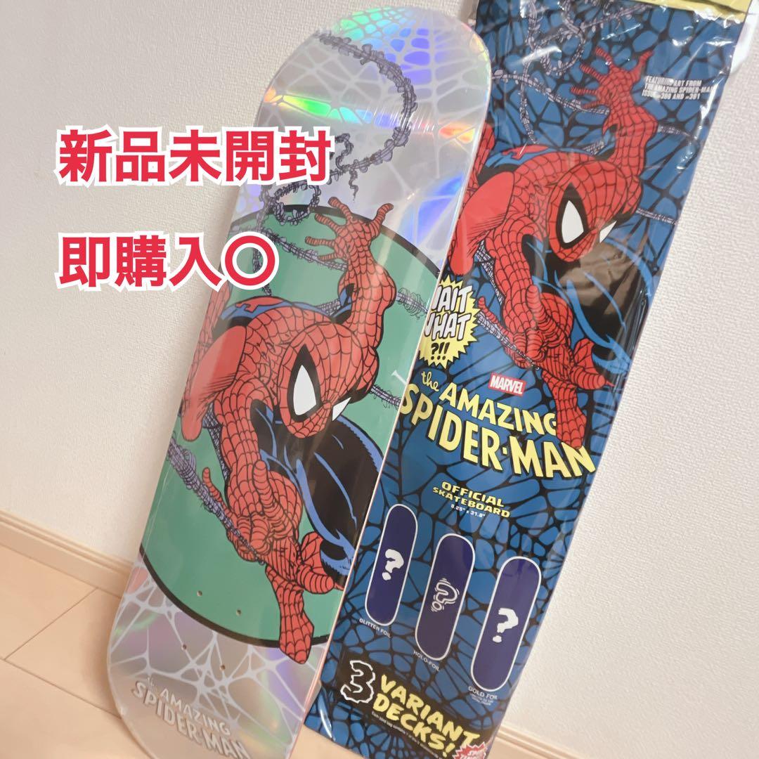 HUF × Marvel Spiderman deck スケートボード デッキ HUF（ハフ） スケボー デッキ スパイダー マーベル HUF X SPIDER-MAN
