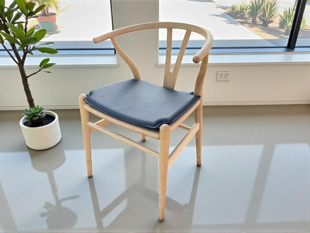 ◯①【ほぼ未使用】カールハンセン＆サン CH24 Yチェア ソープ クッション付 楽天市場】【即納】Yチェア CH24 正規品 ビーチ材 ソープ仕上げ 座面