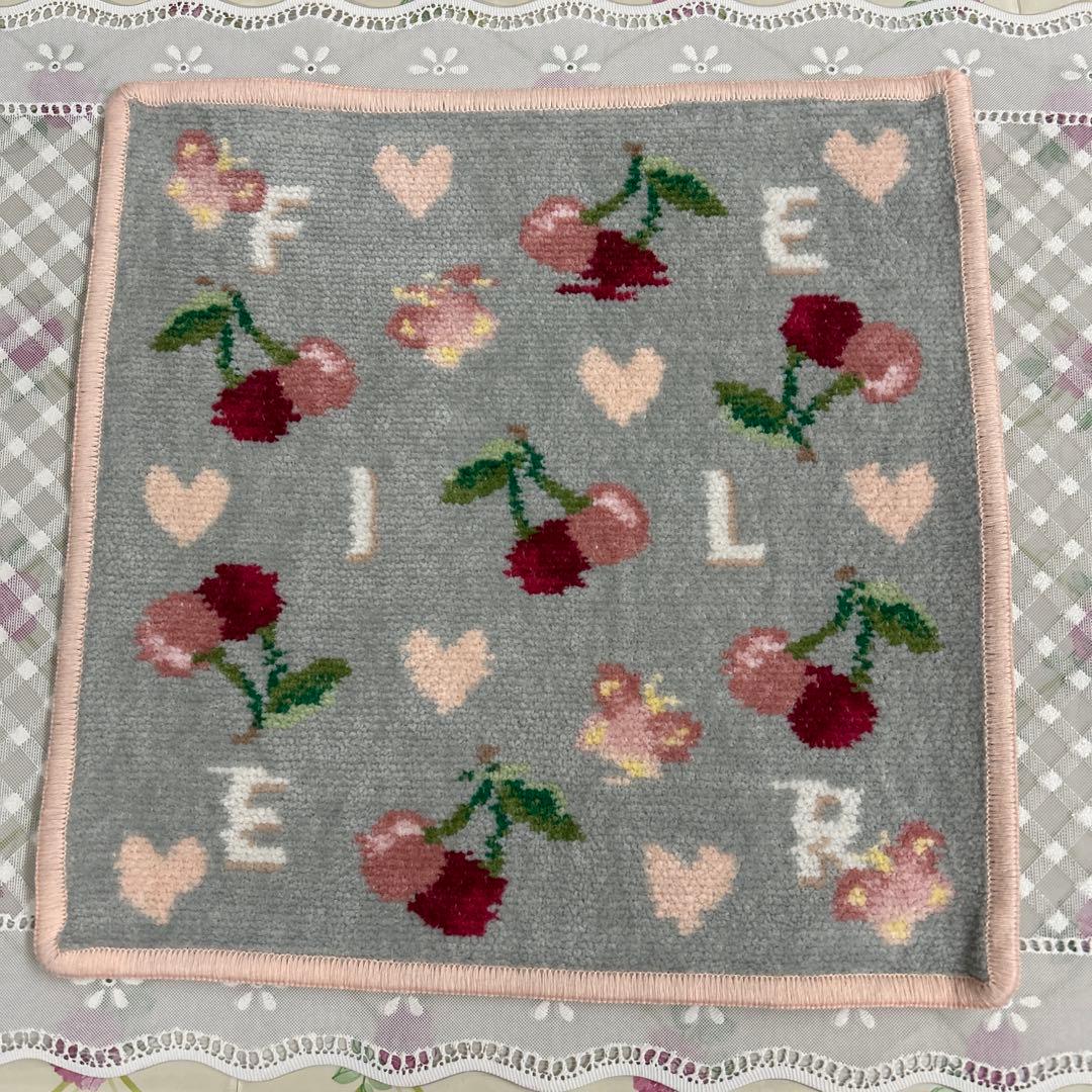 FEILER フェイラー タオルハンカチ キープスマイリングチェリー B品