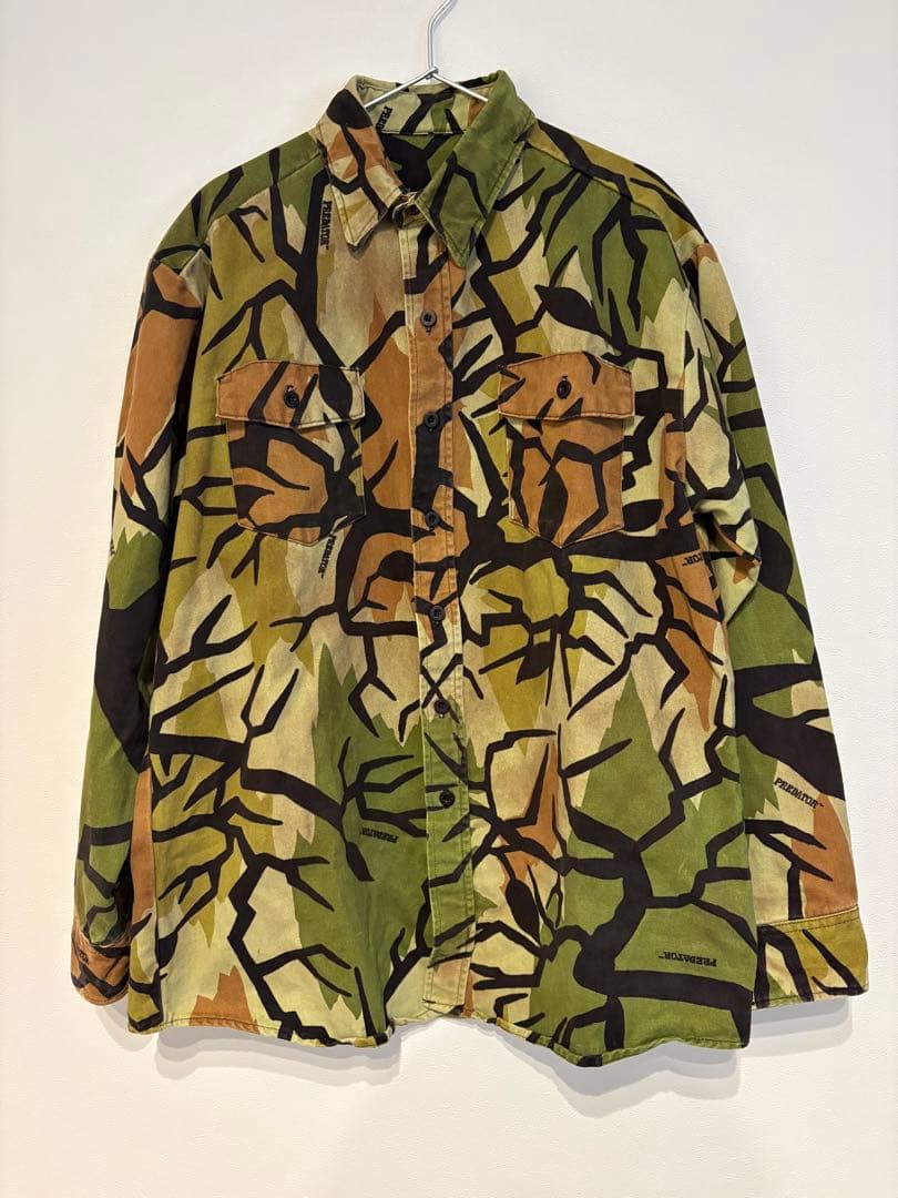 90s プレデターカモフラージュシャツ