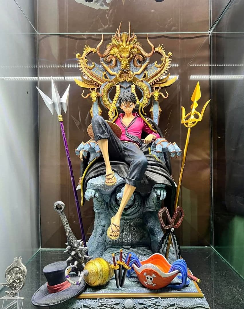 ワンピース ルフィ フィギュア ガレージキット ワンピース ニカ ルフィ ギア5 ガレージキット フィギュア - メルカリ