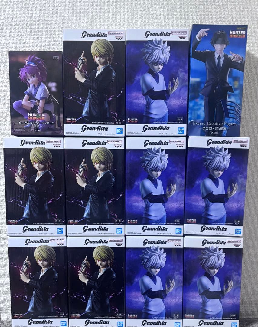 HUNTER×HUNTER クラピカキルアクロロマチ フィギュア 12個セット