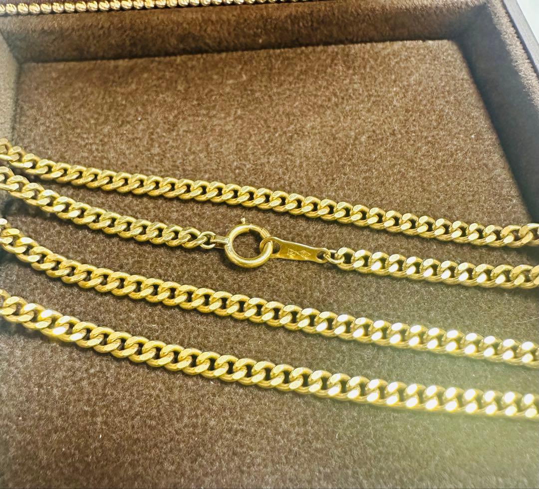 K18 ネックレス／男子、女子/ 18金 喜平 2面ダブル 50㎝ 20.5g