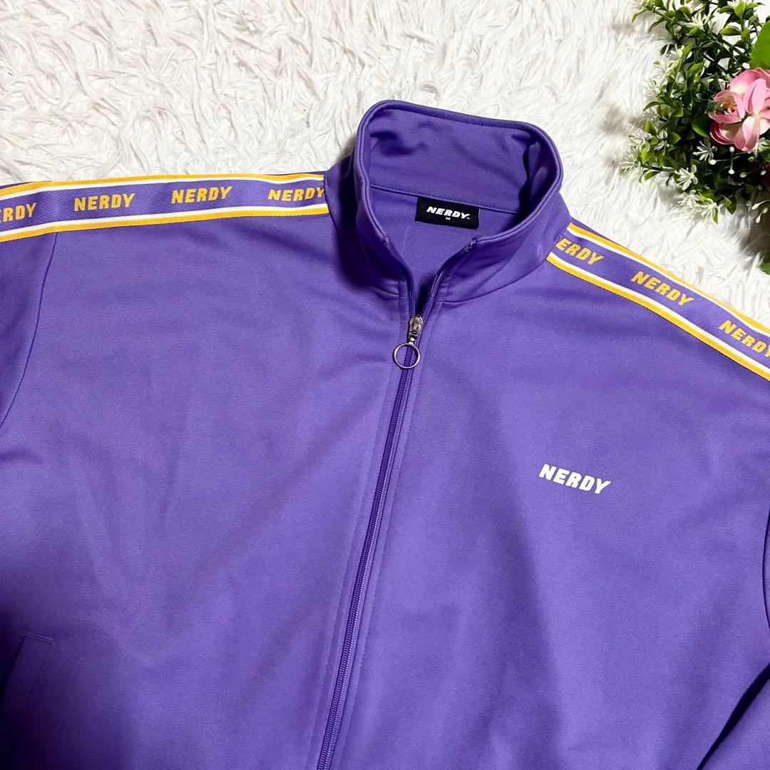 極美品【NERDY】ノルディ ジャージ セットアップ 韓国アイドル 紫 M