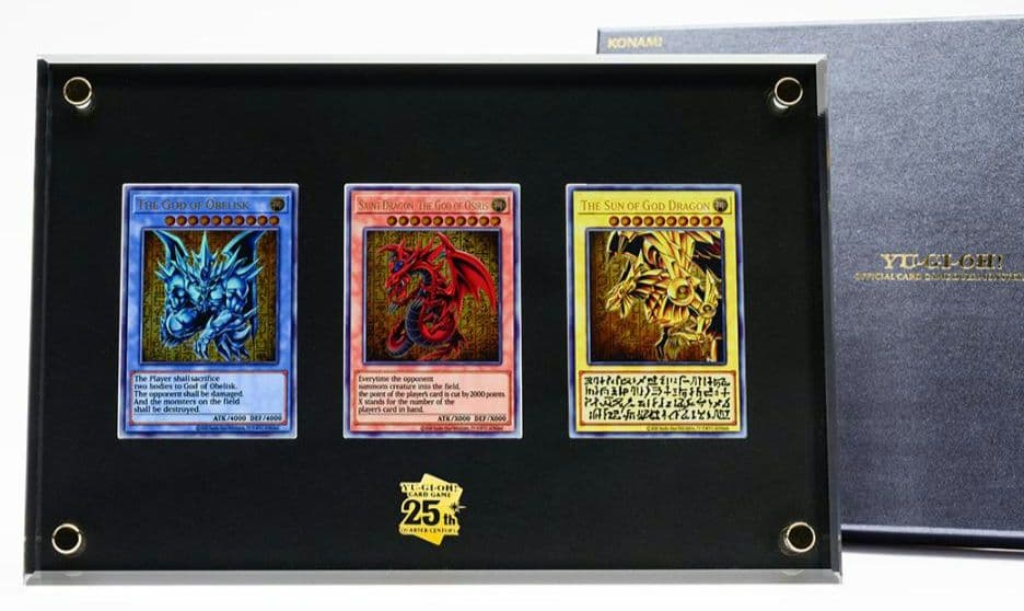 【初売り特別価格】遊戯王25周年記念限定商品　三幻神 ステンレス　 新品未開封