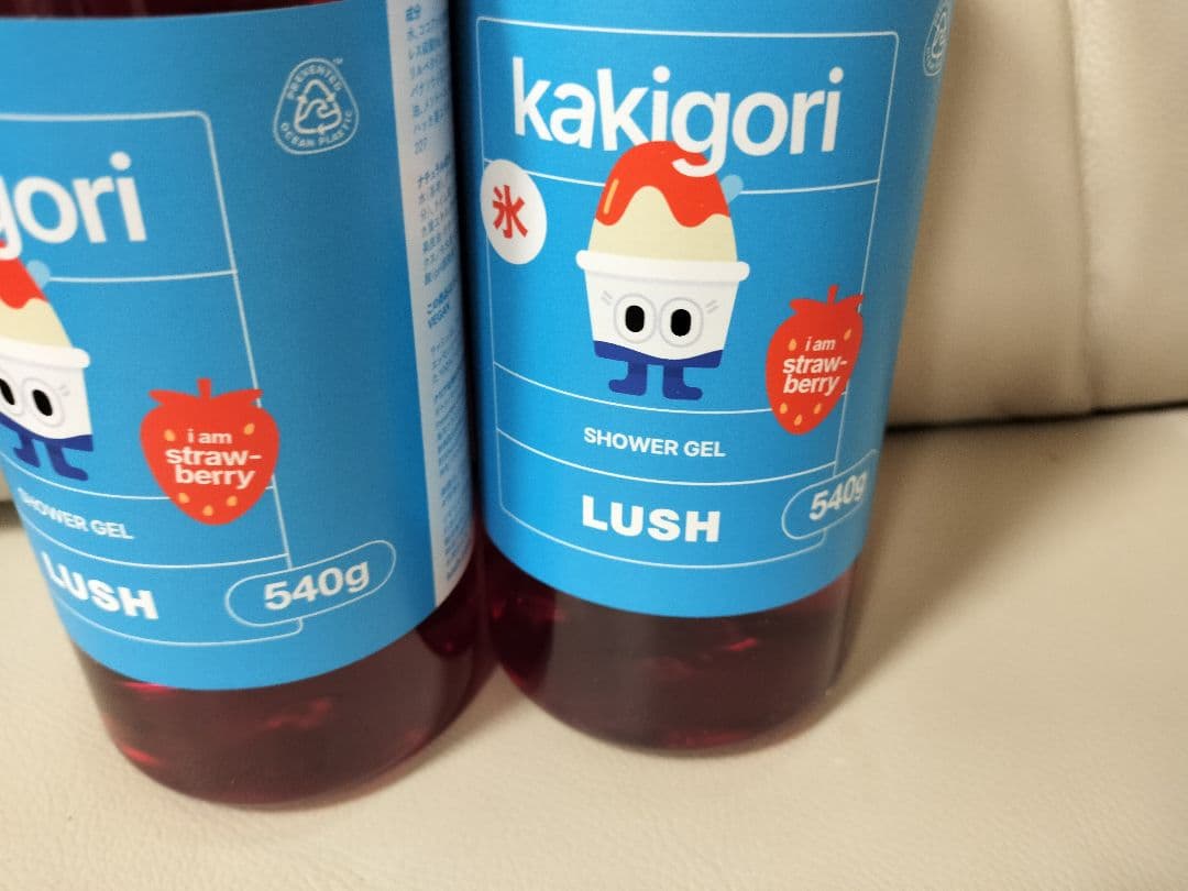 【新品・2本】LUSH　kakigori　シャワージェル　ストロベリー 540g