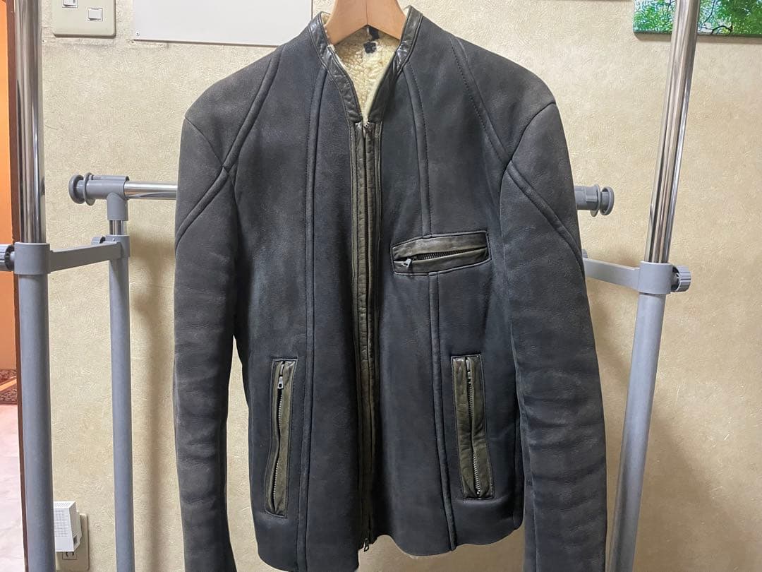 ダークブラウンレザー ジャケット