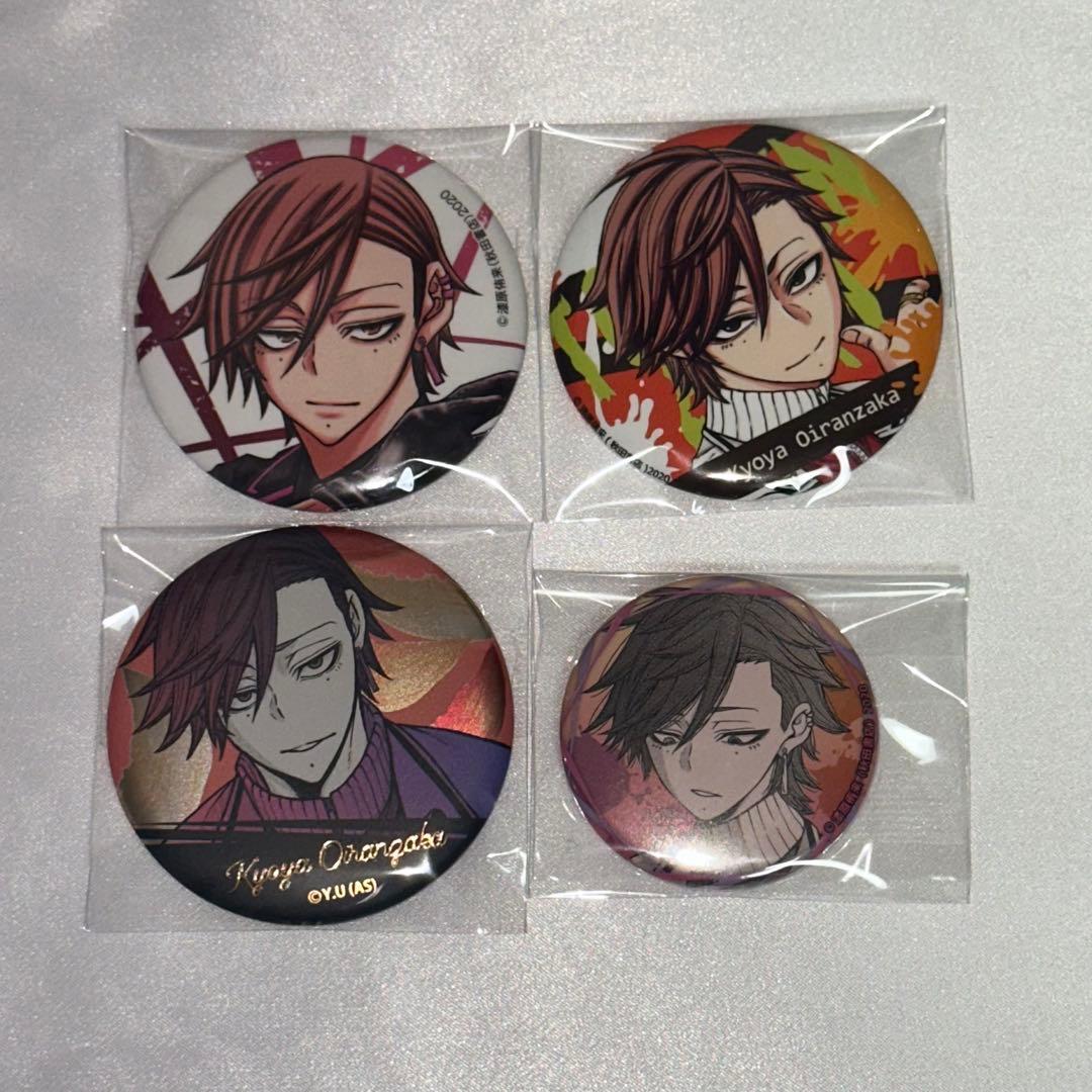 桃源暗鬼 花魁坂京夜 原作 缶バッジ 4点セット - メルカリ