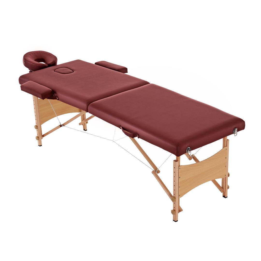 【プラスサイズ】マッサージベッド コンパクト 折りたたみ エステベッド 超軽量