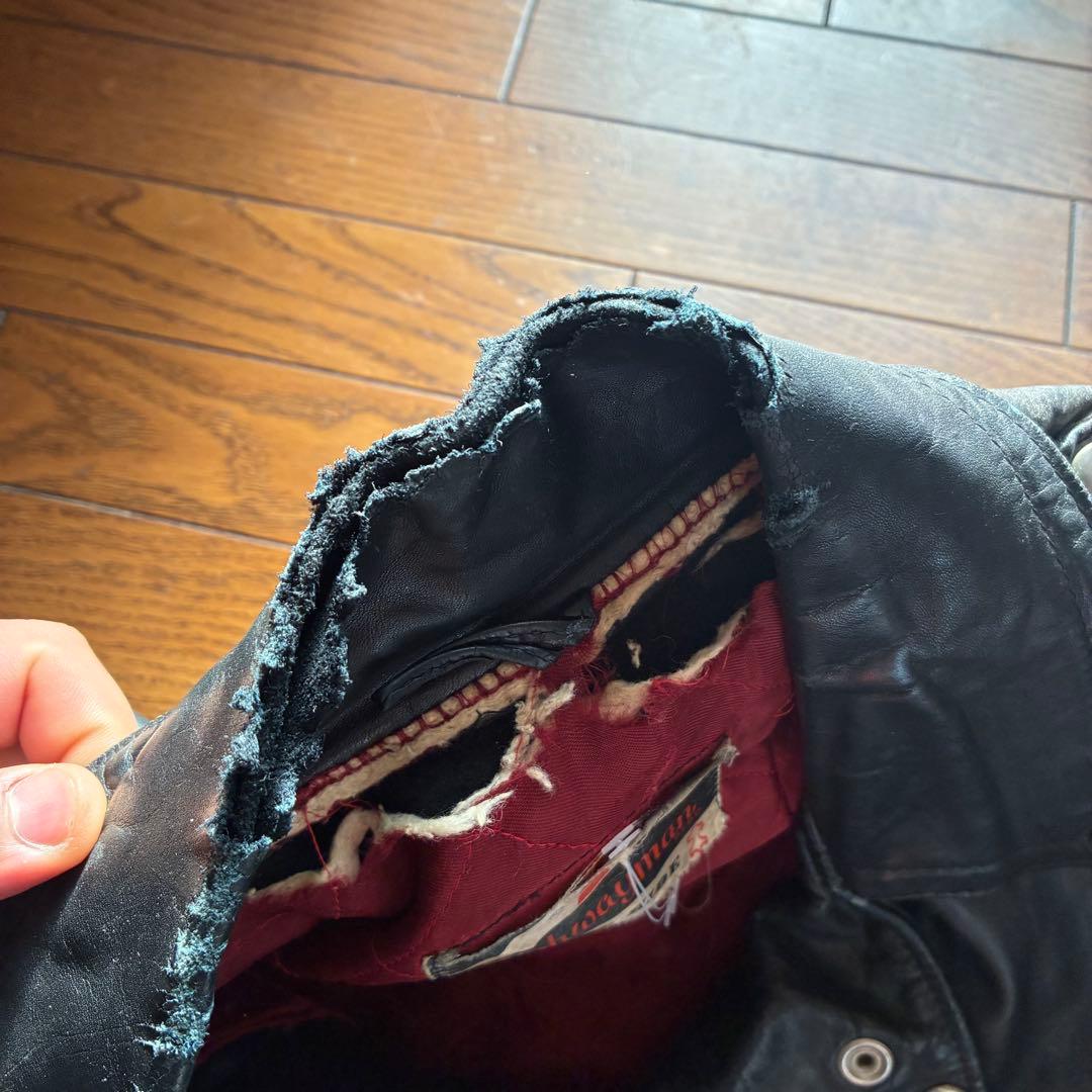 希少モデル！要修理！60s Highwayman ライダースジャケット 牛革