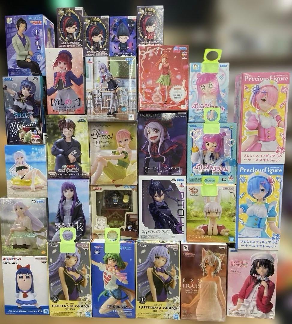 新品 未開封 プライズ フィギュア 28個 まとめ 激安 人気アニメ 美少女