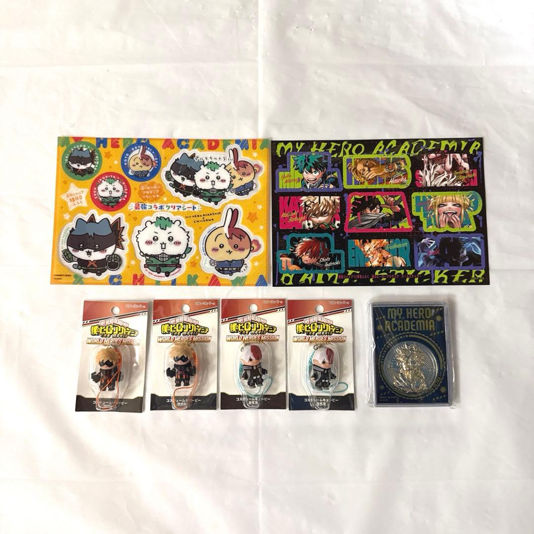 ヒロアカ THE MOVIE 爆豪 轟 緑谷 相澤 メダル ちいかわ キューピー BANPRESTO（バンプレスト） 僕のヒーローアカデミア×ちいかわ