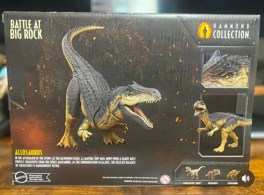 ハモンドコレクション ジュラシックワールド アロサウルス マテル 新品