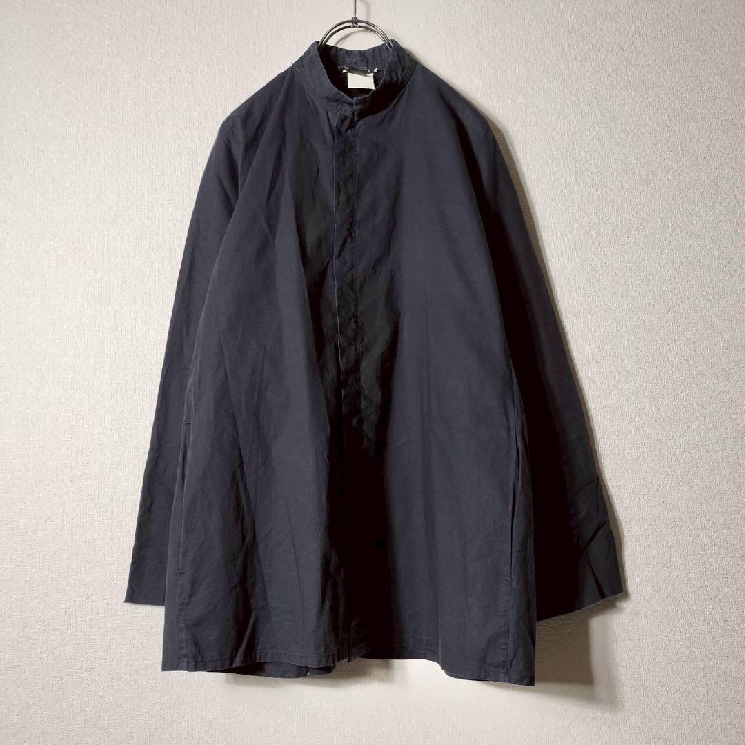 ワイズ Y's ヨウジヤマモト スタンドカラーシャツ コットン 綿 比翼仕立て
