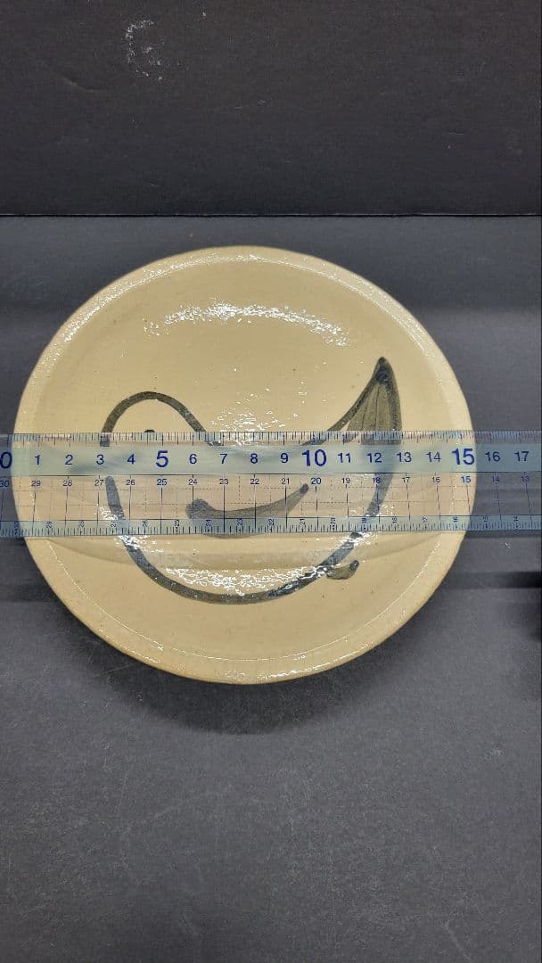古い今戸焼 都鳥皿 言問 団子皿 15センチ /隅田川焼 角田川焼 - メルカリ