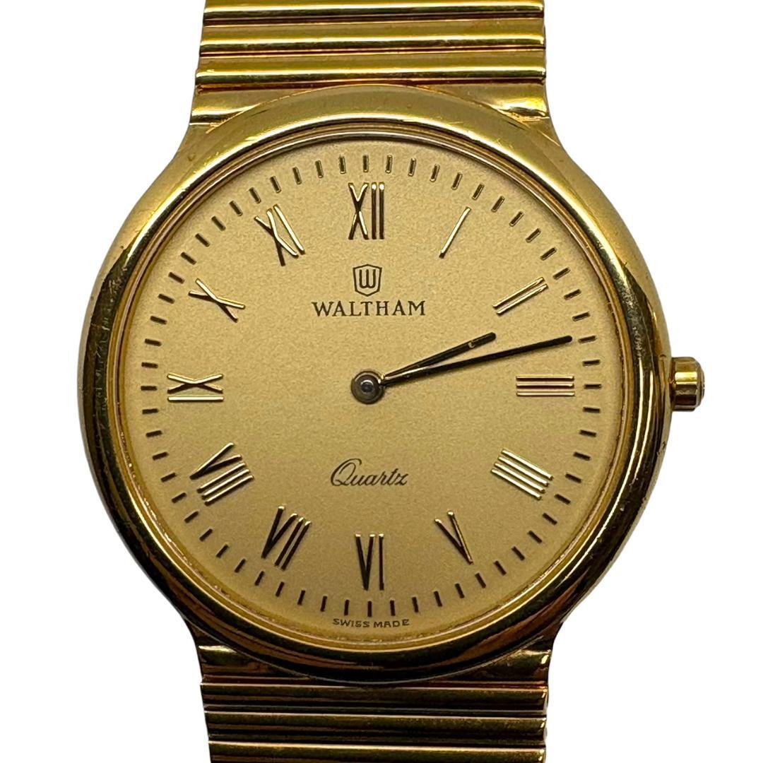 美品・電池交換済】WALTHAM ウォルサム 42370.26 ゴールド/金 - メルカリ