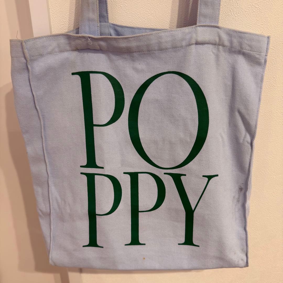 POPPY 水色 トートバッグ あさぎーにょ - メルカリ