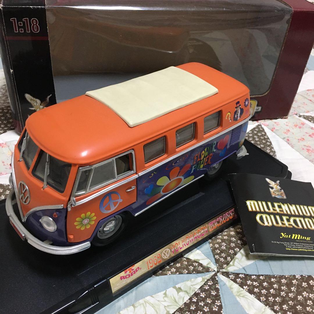 ミニカー☆フォルクスワーゲン　マイクロバス　1/18 アンテーク　インテリア ミニカー☆フォルクスワーゲン マイクロバス 1/18 アンテーク