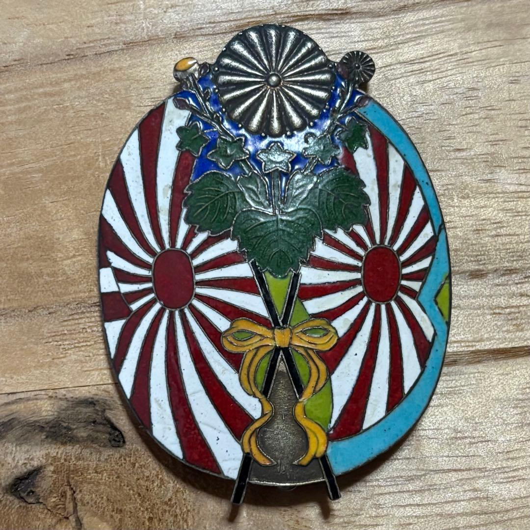 戦前　元帥徽章　昭和八年　七宝　勲章 Yahoo!オークション - 大日本帝国 昭8年 元帥徽章 箱無し 現物渡し