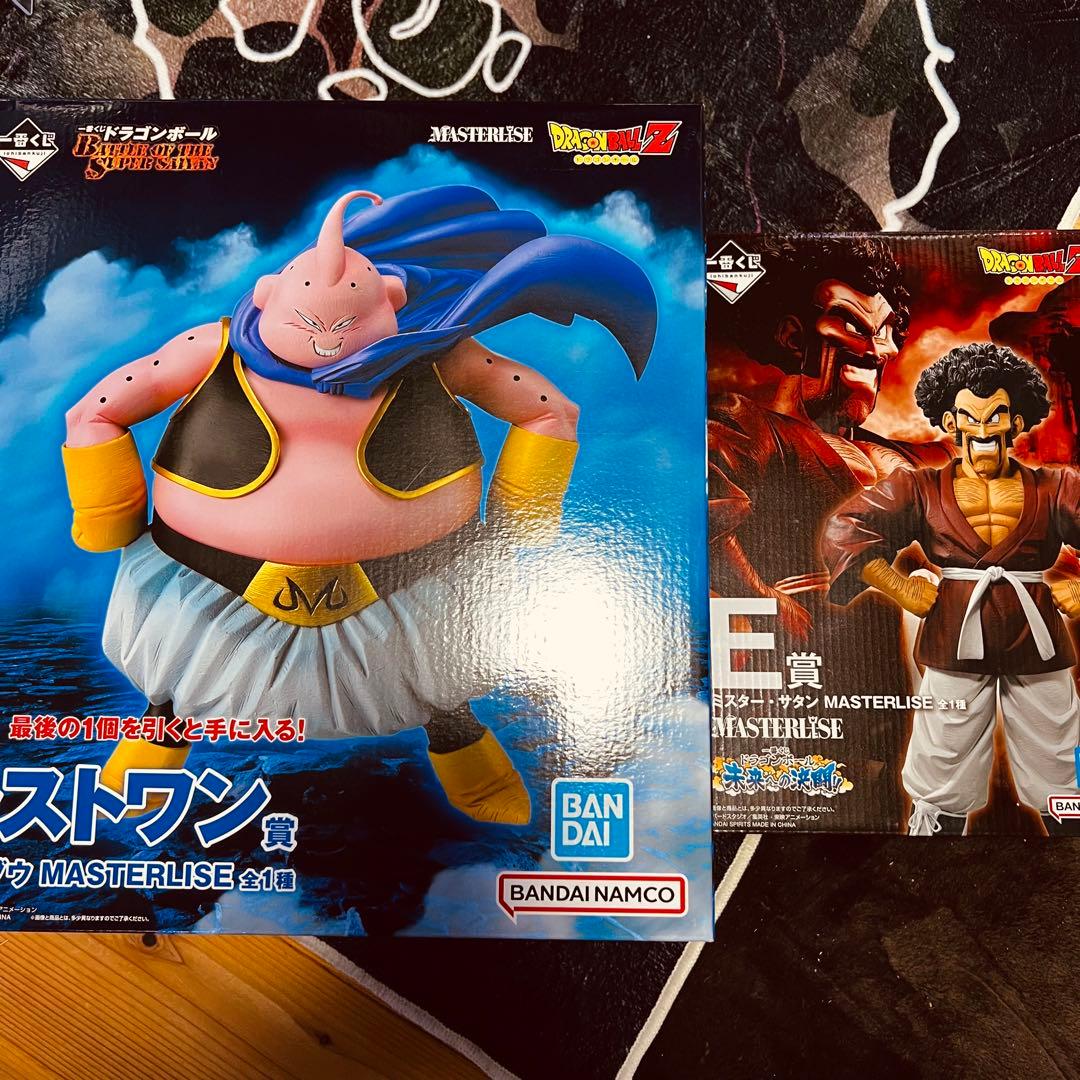 ドラゴンボール 一番くじ ラストワン 魔人ブウ ＋ミスターサタン フィギュア