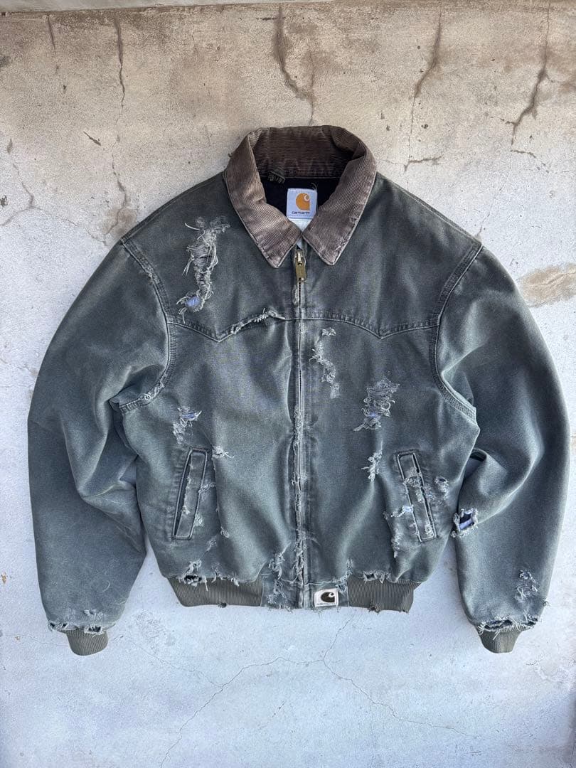 r*o様 希少 カーハート サンタフェ ジャケット J14 MOS M