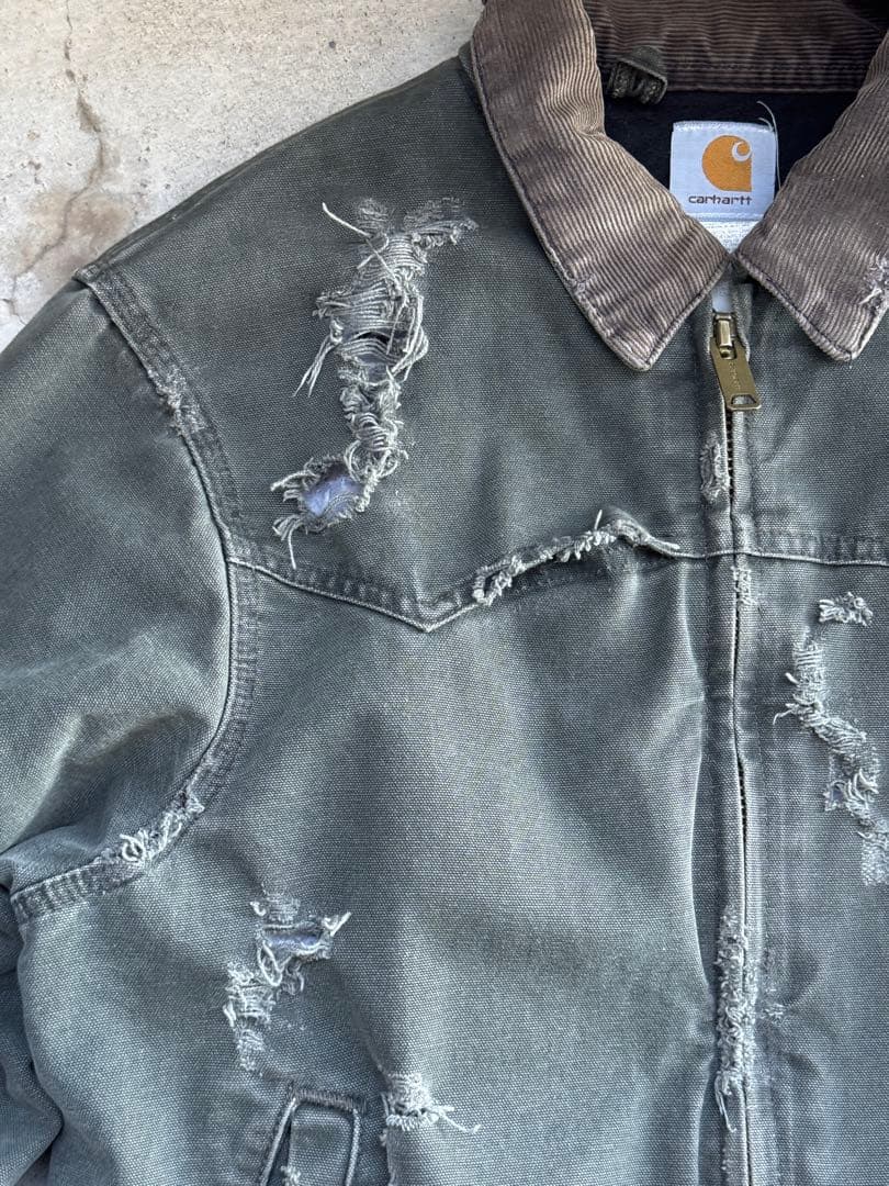 r*o様 希少 カーハート サンタフェ ジャケット J14 MOS M - メルカリ