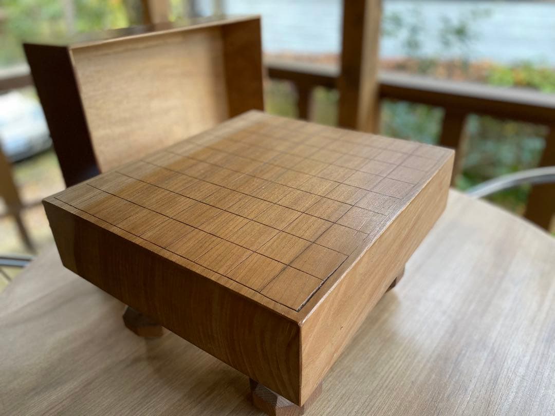 欅〈けやき〉将棋盤 楽天市場】欅1.5寸卓上将棋盤☆将棋盤では大変珍しい、欅/ケヤキです