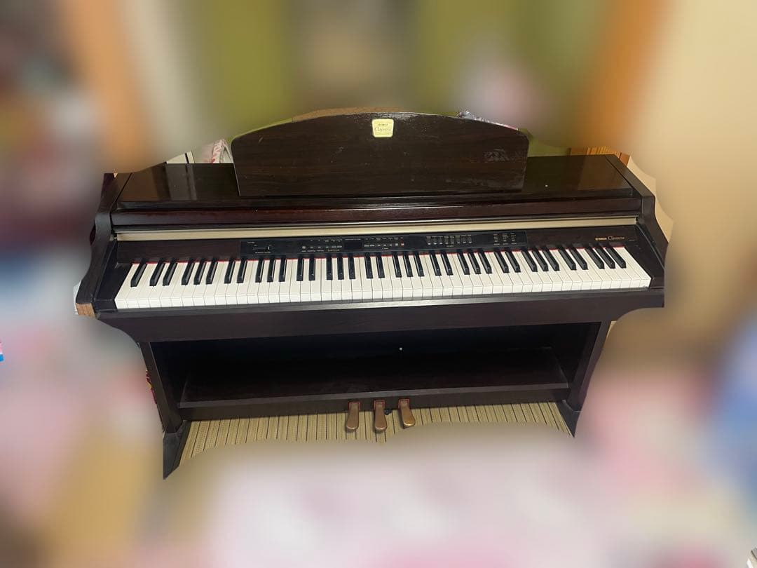 Yamaha CLP-500 電子ピアノ 88鍵 ダークウッド 椅子付き