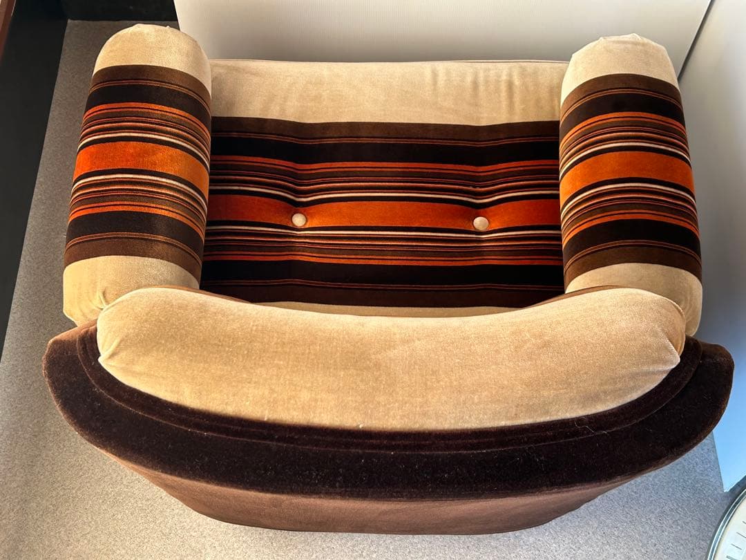 1Pソファ ミッドセンチュリー 昭和レトロ モダン ラウンジチェア