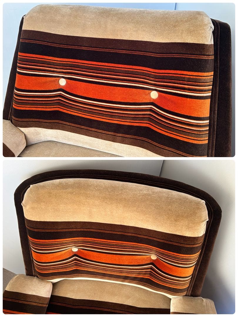 1Pソファ ミッドセンチュリー 昭和レトロ モダン ラウンジチェア