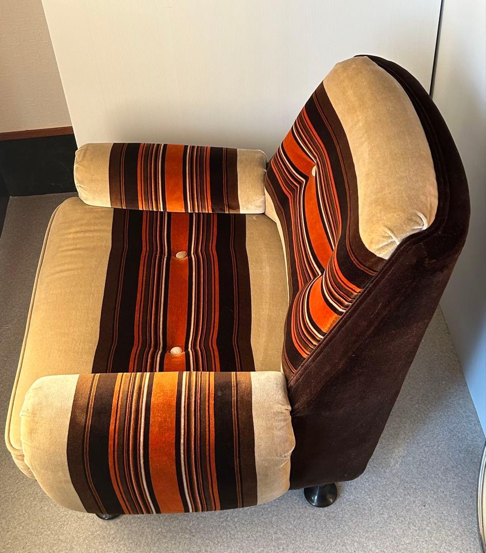 1Pソファ ミッドセンチュリー 昭和レトロ モダン ラウンジチェア