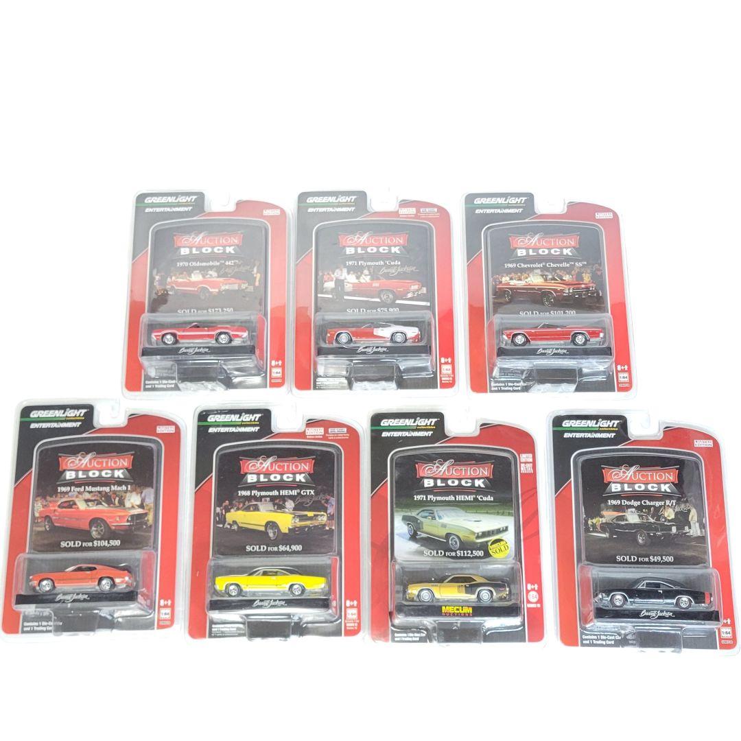 GREEN LIGHT 1/64 ミニカー オークションブロック 7台