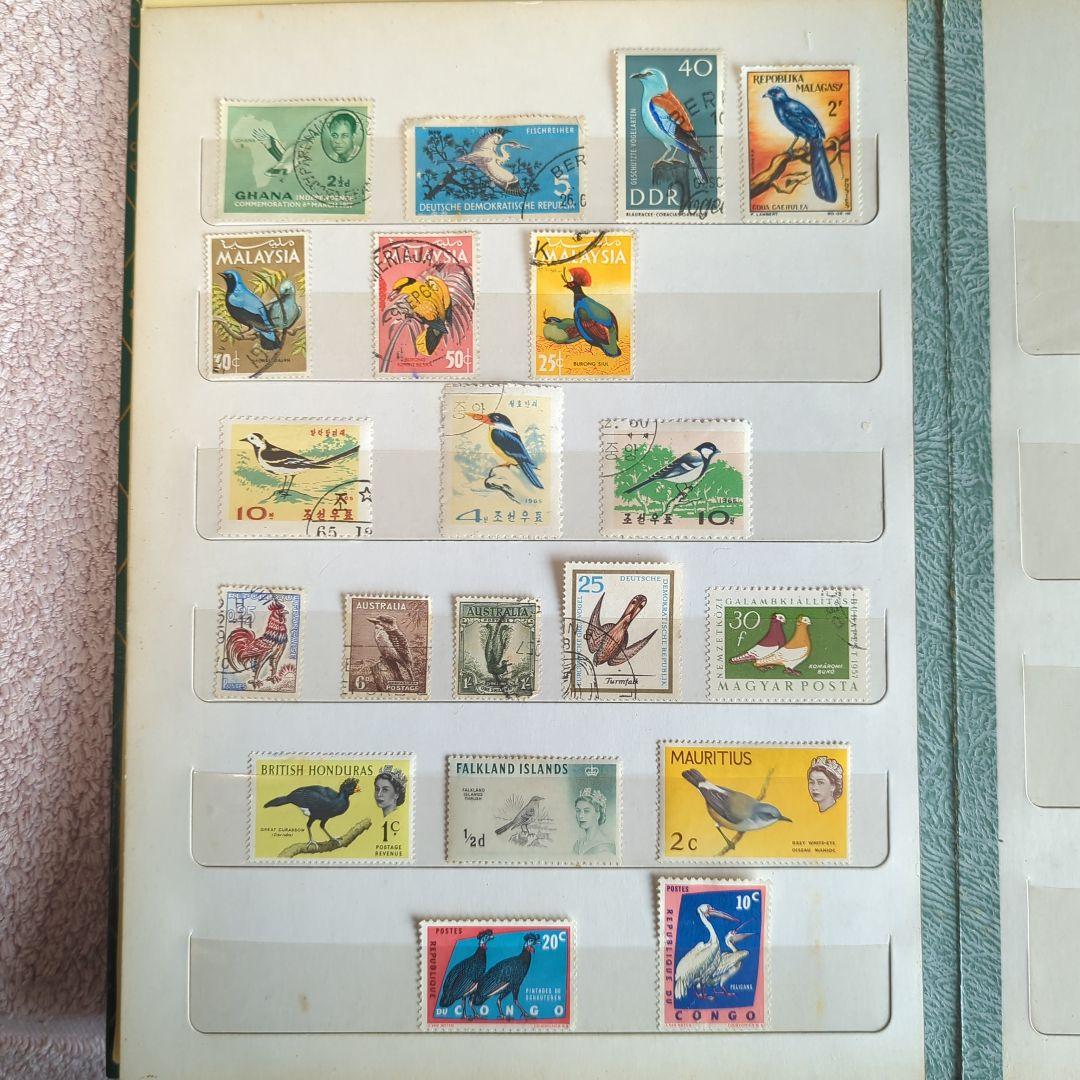 鳥類使用済切手コレクション - メルカリ