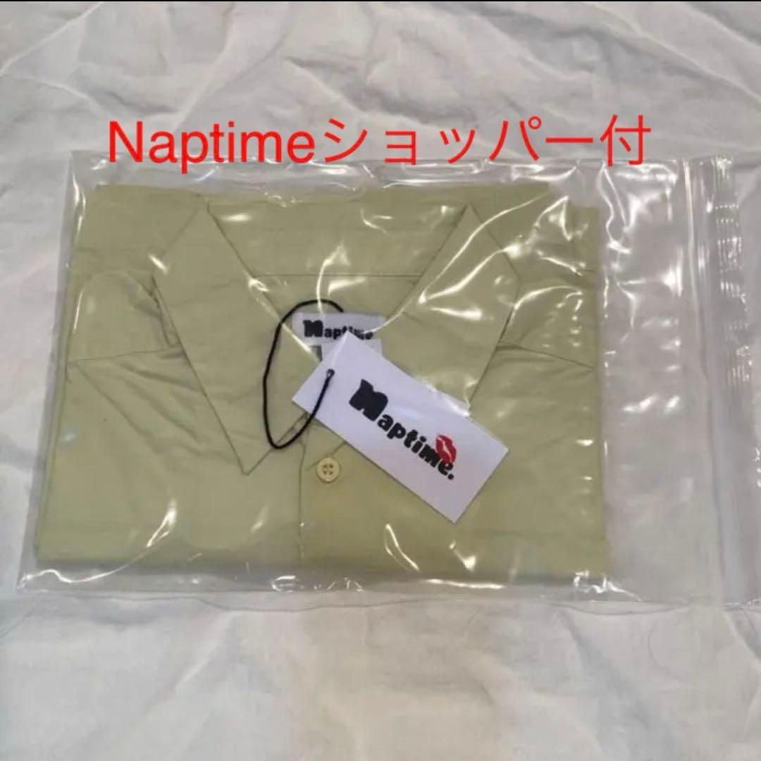 Naptime 半袖SHIRTS-YELLOW スリクソン チェックプリント半袖シャツ SMS5154M【M.collection】25SS