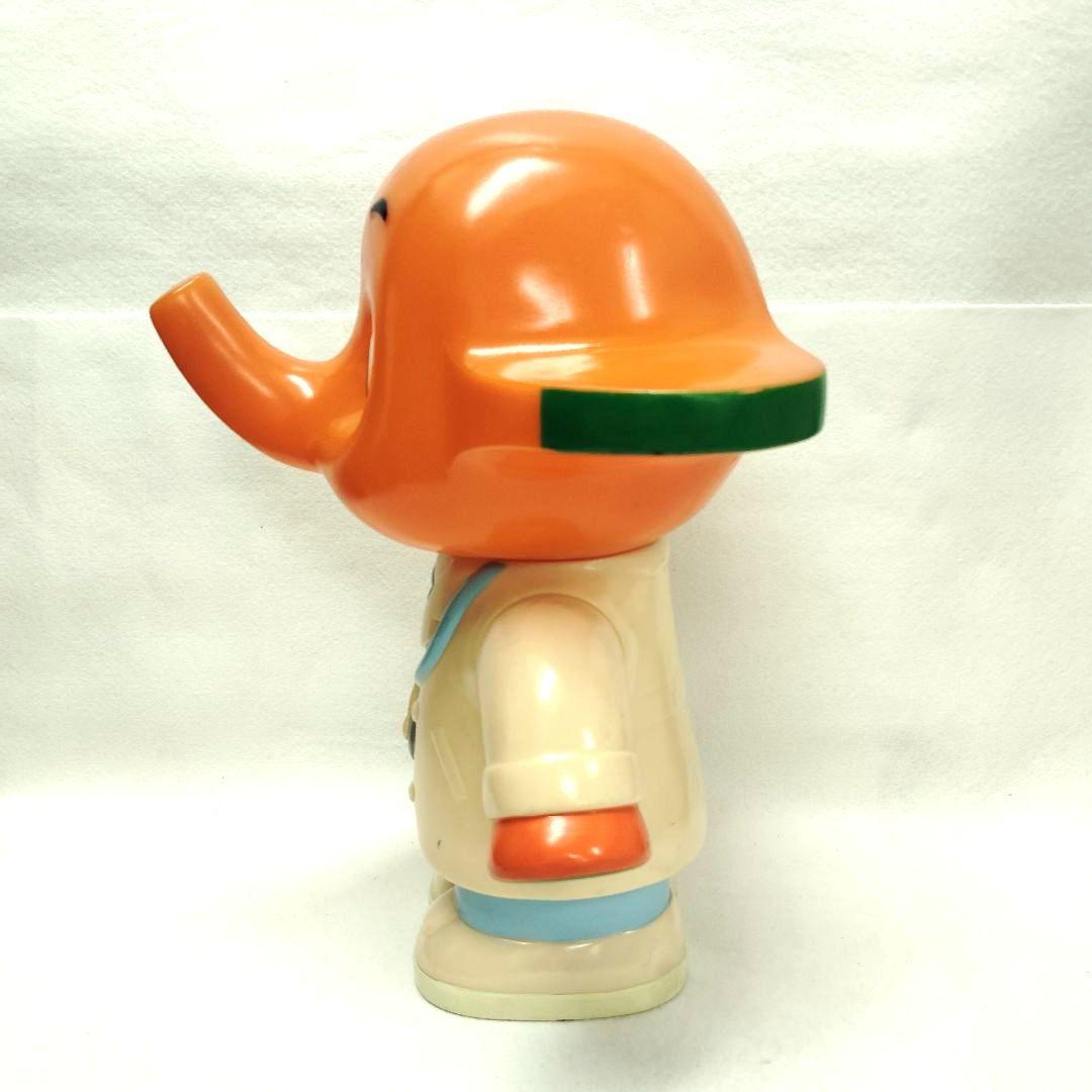 T】希少✨佐藤製薬 サトちゃん ドクター ソフビ 貯金箱 コインバンク