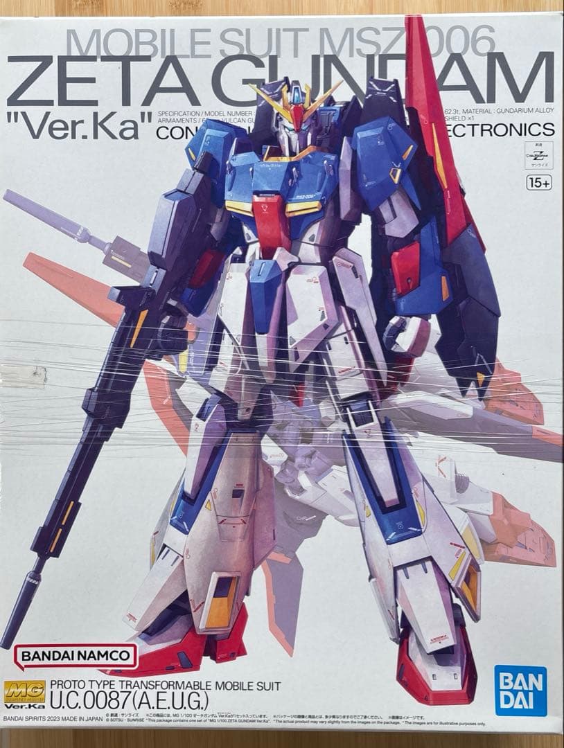 ロボット 1/100 MG MSZ-006 Zeta Gundam Ver.Ka MG 1/100 ゼータガンダム Ver.Ka｜バンダイ ホビーサイト