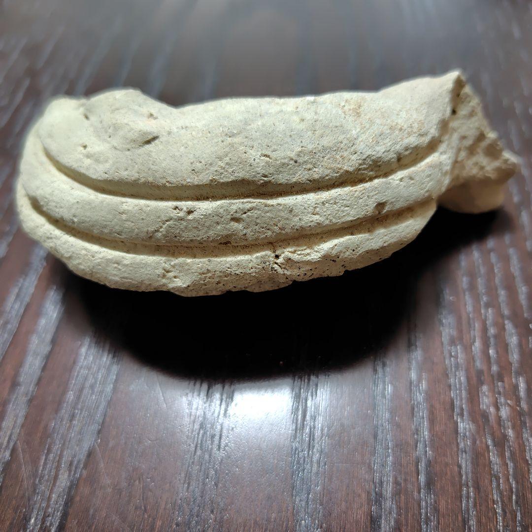 曲線的な形状の古瓦の化石 EXPO2025 三州鬼瓦工芸品 干支瓦（大） – 47 TREASURE