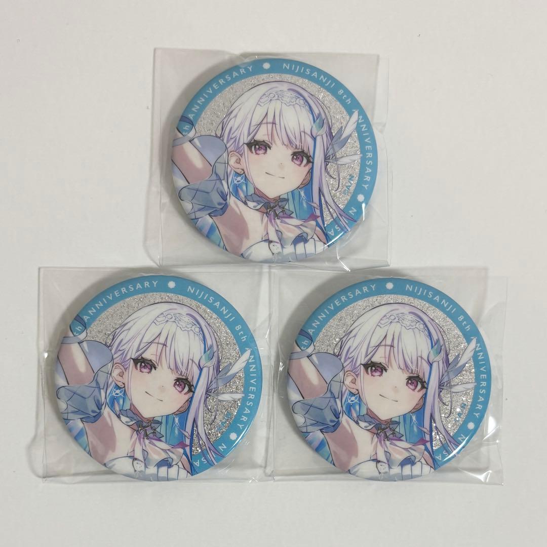 リゼ・ヘルエスタ にじさんじ 8th Anniversary グリッター缶バッジ