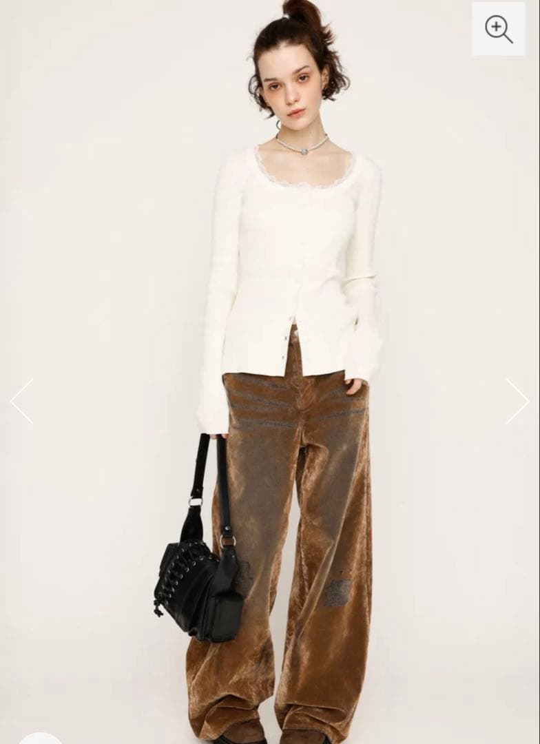 新品 SLY LACE DOCKING FRONT BUTTON トップス - メルカリ