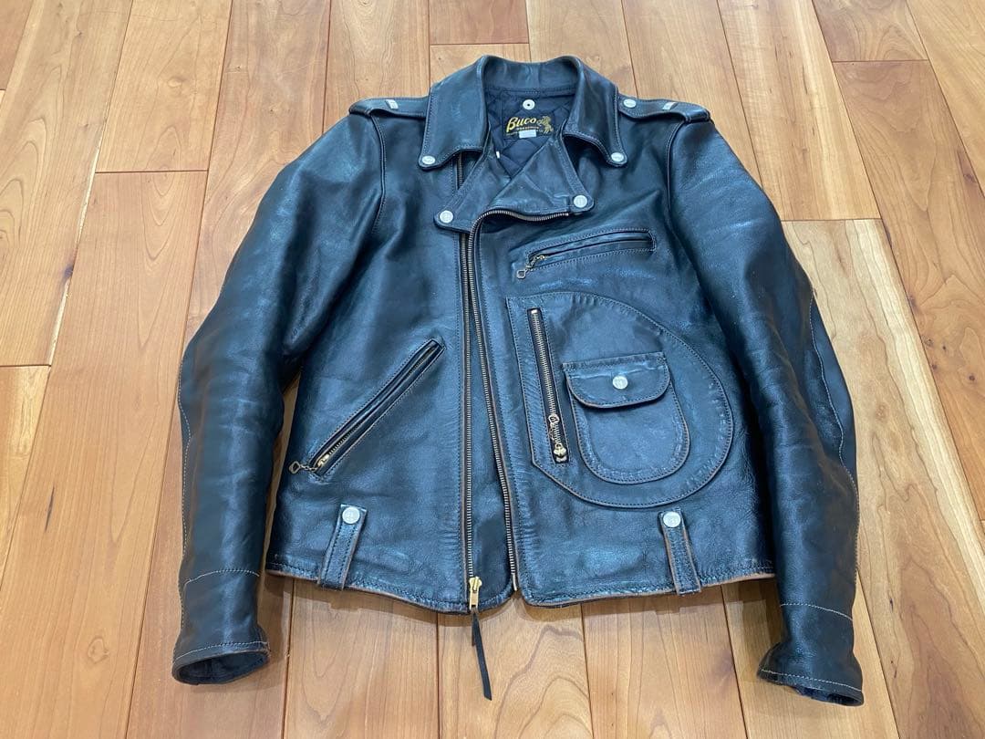 リアルマッコイズ ライダースジャケット buco J-24 38
