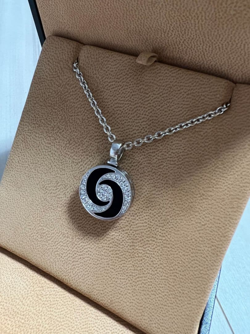 BVLGARI アレグラオプティカル オニキス・ダイヤ ペンダントネックレス CN852655 CL852218 アレグラオプティカル オニキス・ダイヤ ペンダント