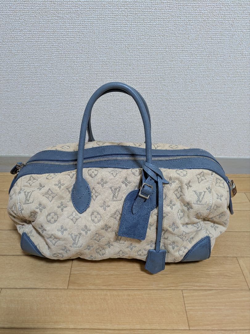 ルイヴィトン モノグラム デニム スピーディ ラウンド 2WAY ボストンバッグ