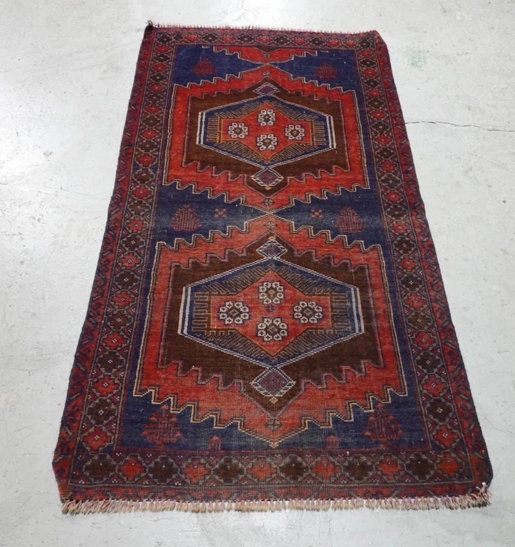 ✦vintage rug✦ 180cm×96cm ペルシャ絨毯 トライバルラグ - メルカリ