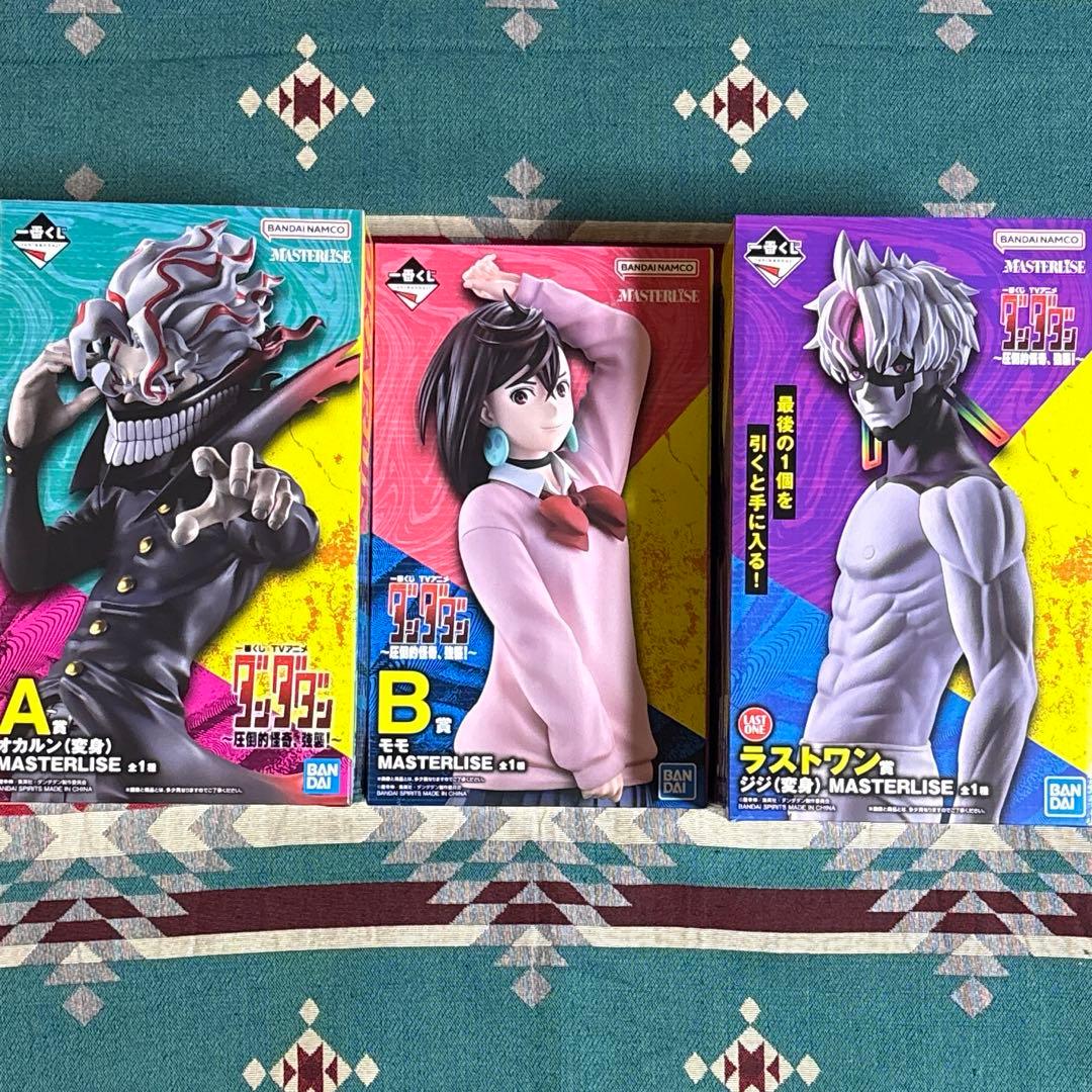 一番くじ ダンダダン オカルン モモ ジジ フィギュア MASTERLISE
