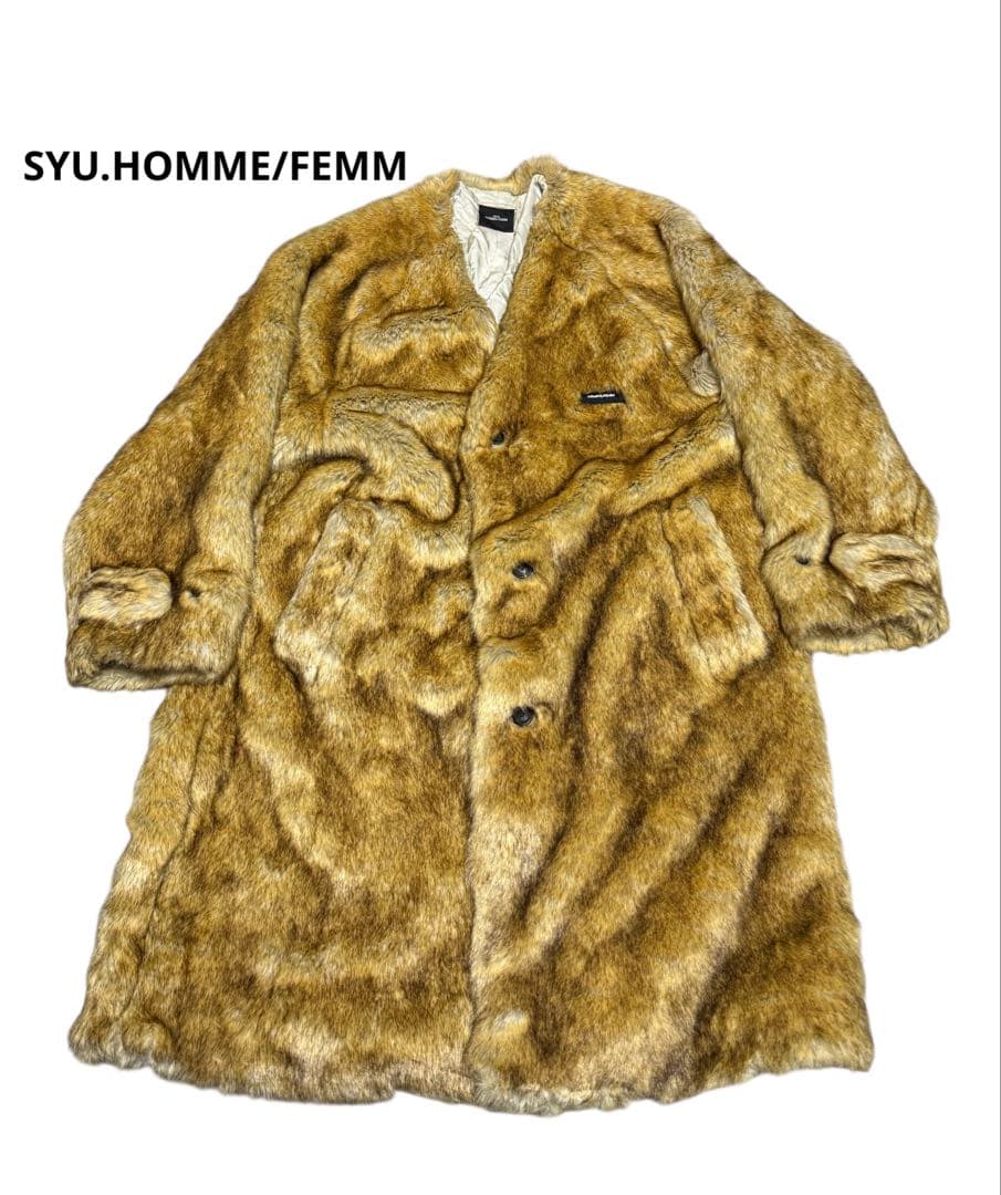 SYU.HOMME/FEMM 20AW フェイクファーコート