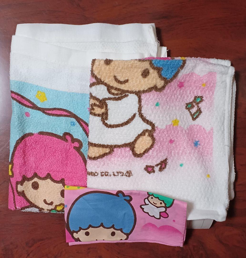 サンリオ　SANRIO　リトルツインスターズ　ハンカチ　タオル　まとめ売り FEILER×Sanrio (フェイラー×サンリオ) タオルハンカチセット リトル