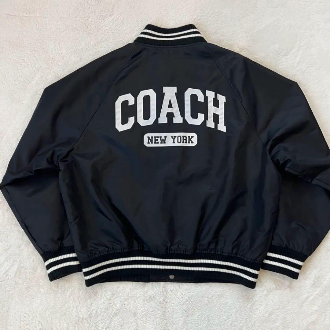 美品✨ COACH コーチ スカウト ジャケット シグネチャー スタジャン　黒
